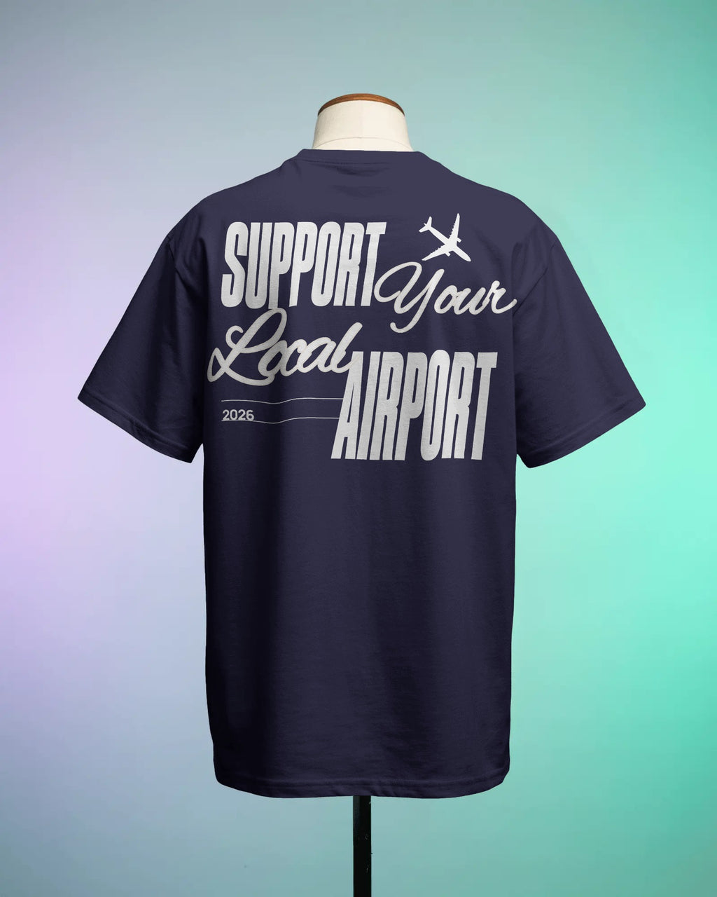 Support Your Local Airport Heritage Tee