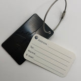 Airplane Metal Luggage Tag