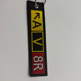 "AV8R" Taxiway Flight Tag