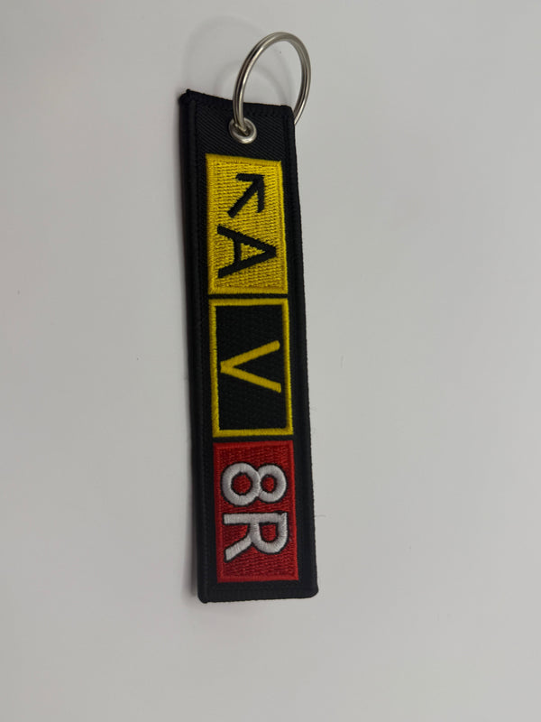 "AV8R" Taxiway Flight Tag