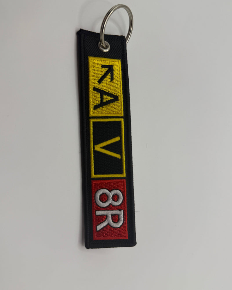 "AV8R" Taxiway Flight Tag