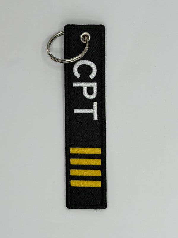 "Captain" Epaulette Flight Tag