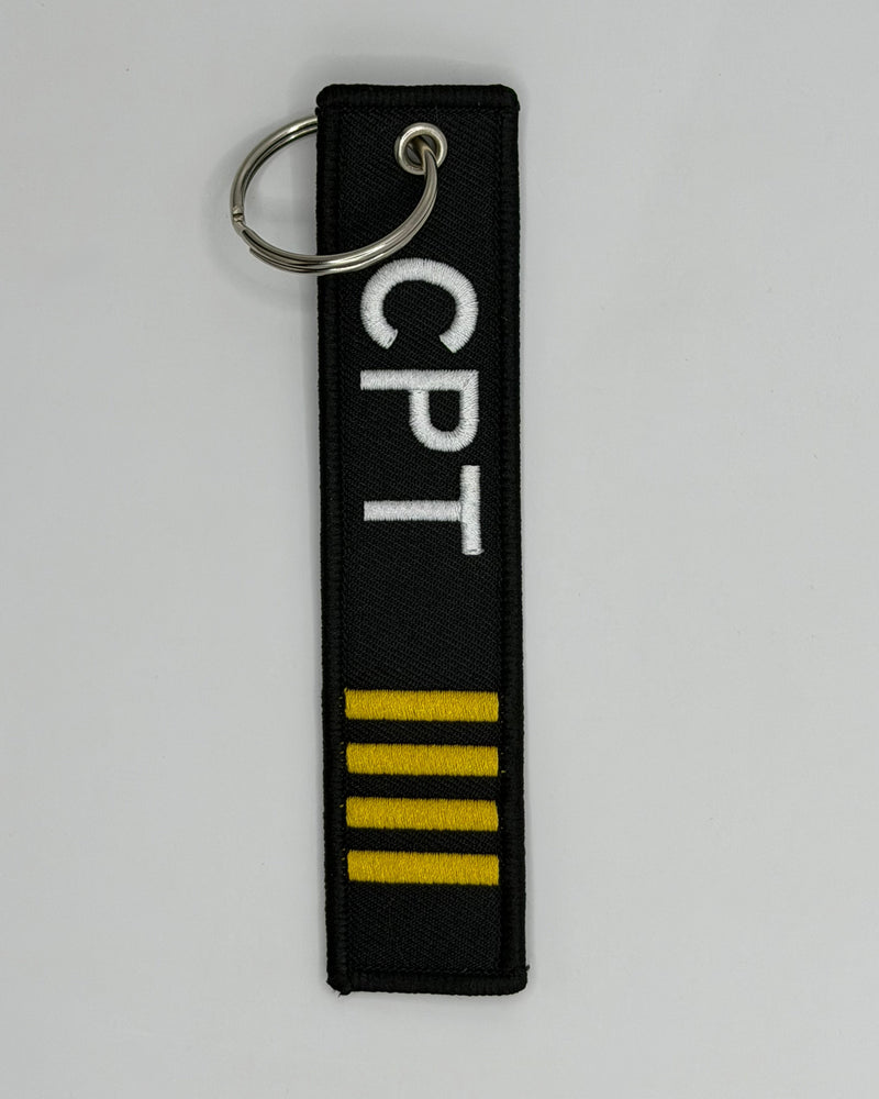 "Captain" Epaulette Flight Tag