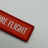 "Remove Before Flight" Flight Tag