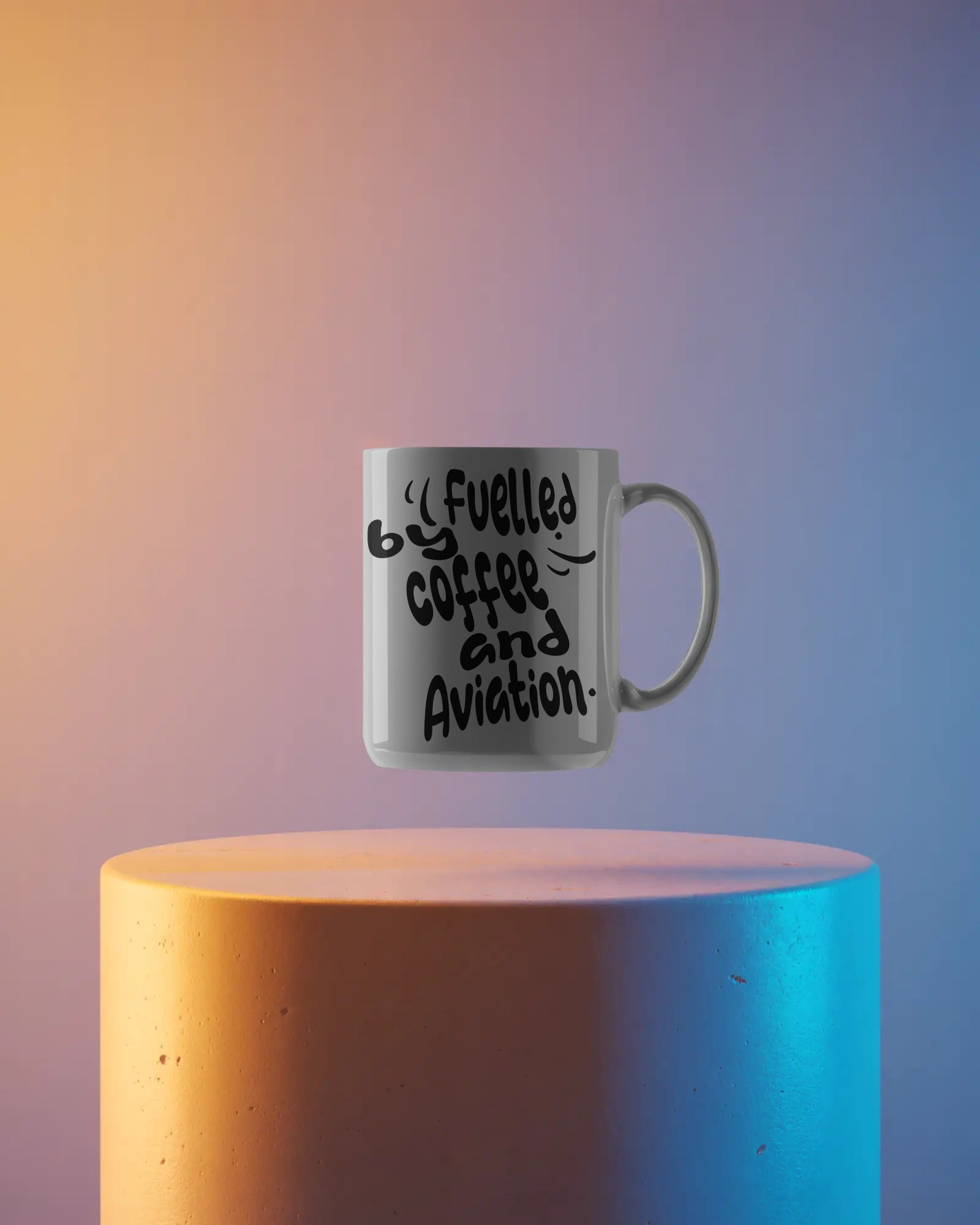 Fuelled by Coffee & Aviation Mug
