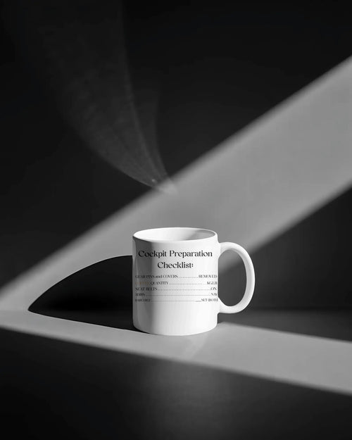 Cockpit Preparation Checklist Mug